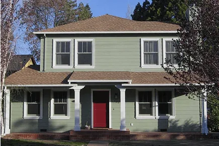 Custom home exterior project